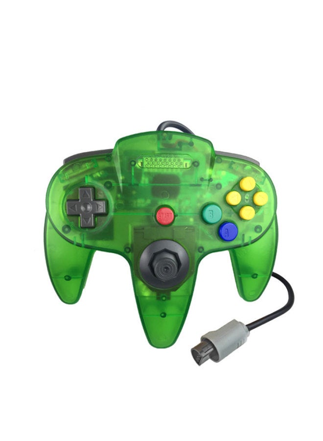Nintendo 64 Wired Controller By Shindai Kagawa Gaming Industry Direct Sales Joystick For Gaming Enthusiasts-Product Color:Transparent Green