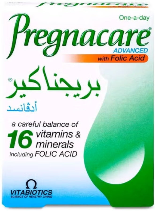 ADVANCED with Folic Acid One-a-day 30 Capsules