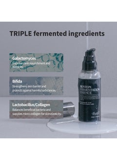 Benton Fermentation Essence Skin Care 3.38 fl.oz. - Galactomyces & Bifida & Lactobacillus/Collagen, Tone Balancing, Skin Smoothing, Elasticity, Korean Clean Beauty Skin Care  - Image 4
