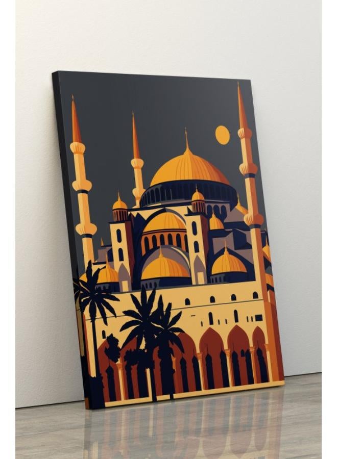 هوم جاليري لوحة فنية جدارية مطبوعة على قماش مسجد آيا صوفيا في تركيا مقاس 60x40 - Image 3