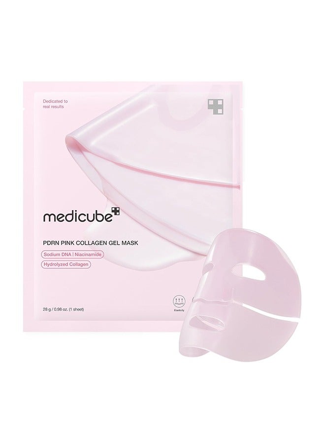 Medicube عبوة من 4 أقنعة هلام الكولاجين الوردي PDRN - Image 1