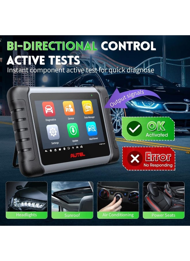 Autel Scanner MaxiCOM MK808Z - Android 11 & Bi-Directional Control Scan Tool