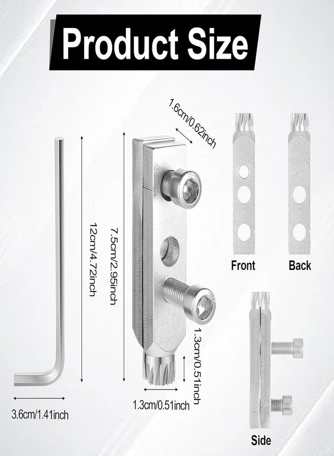 Calyrex Stripped Screw Extractor Set, Broken Pipe Extractor Tool Broken Faucet Removal Tool for Damaged Faucet Water Pipe Remover - Image 4