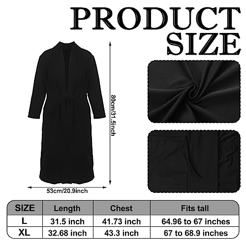 Bonuci Recovery Robe Post Mastectomy Breast Cancer Gift Women Breast Surgery Robe with Internal Pockets for Post Operative (Large) - Image 2