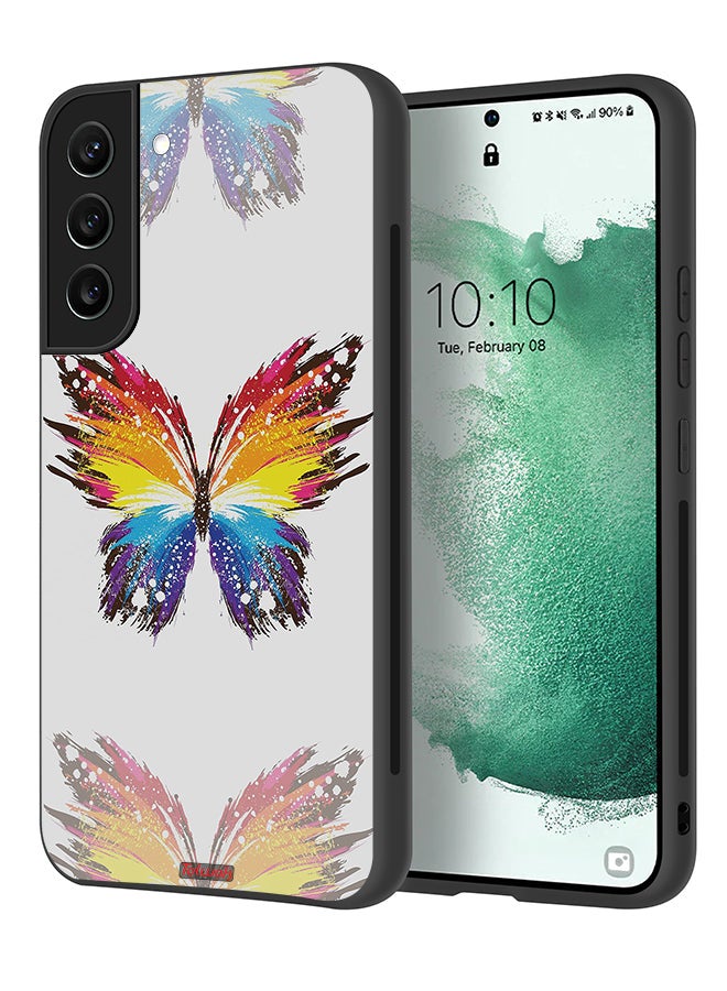 Tolwak Samsung Galaxy S21 FE 5G Protective Case Cover Digital Art Simple Background Minimalism Butterfly - Image 1
