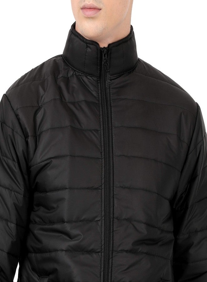 Scott International جاكيت رجالي مبطن بأكمام طويلة من سكوت إنترناشونال (SS21_TW-FSLV-BL-M، أسود) - Image 3