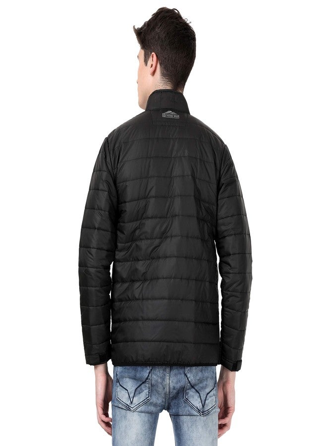 Scott International جاكيت رجالي مبطن بأكمام طويلة من سكوت إنترناشونال (SS21_TW-FSLV-BL-M، أسود) - Image 2