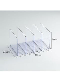 JCB CHIC Acrylic Closet Organizer, Shelf Dividers for Closet Organization, Acrylic Bag Display Stand Rack for Purse, Handbag, Books Organizer and Closets, Cupboard, Desktop Storage  - Image 2