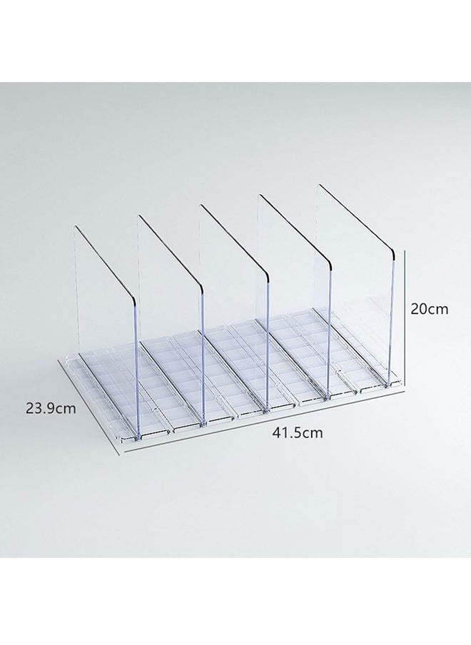 JCB CHIC Acrylic Closet Organizer, Shelf Dividers for Closet Organization, Acrylic Bag Display Stand Rack for Purse, Handbag, Books Organizer and Closets, Cupboard, Desktop Storage  - Image 2