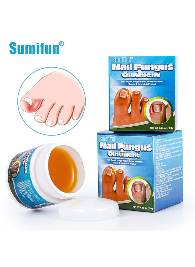 Sumifun 3-Pcs Nail Fungus Ointment,Remove Unhealthy Nails,Restore & Recover Healthy Nails - Image 1