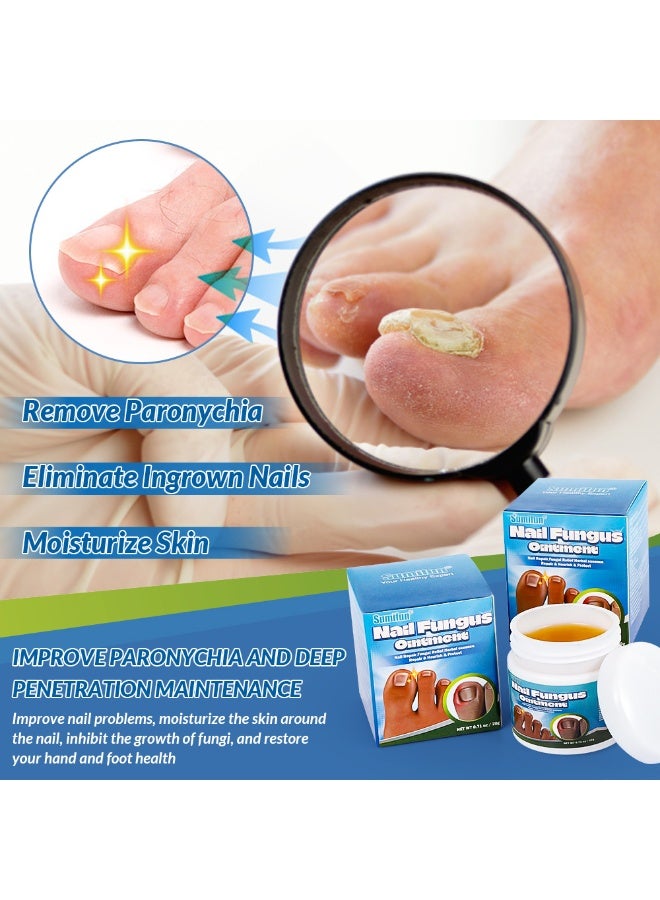Sumifun 3-Pcs Nail Fungus Ointment,Remove Unhealthy Nails,Restore & Recover Healthy Nails - Image 3