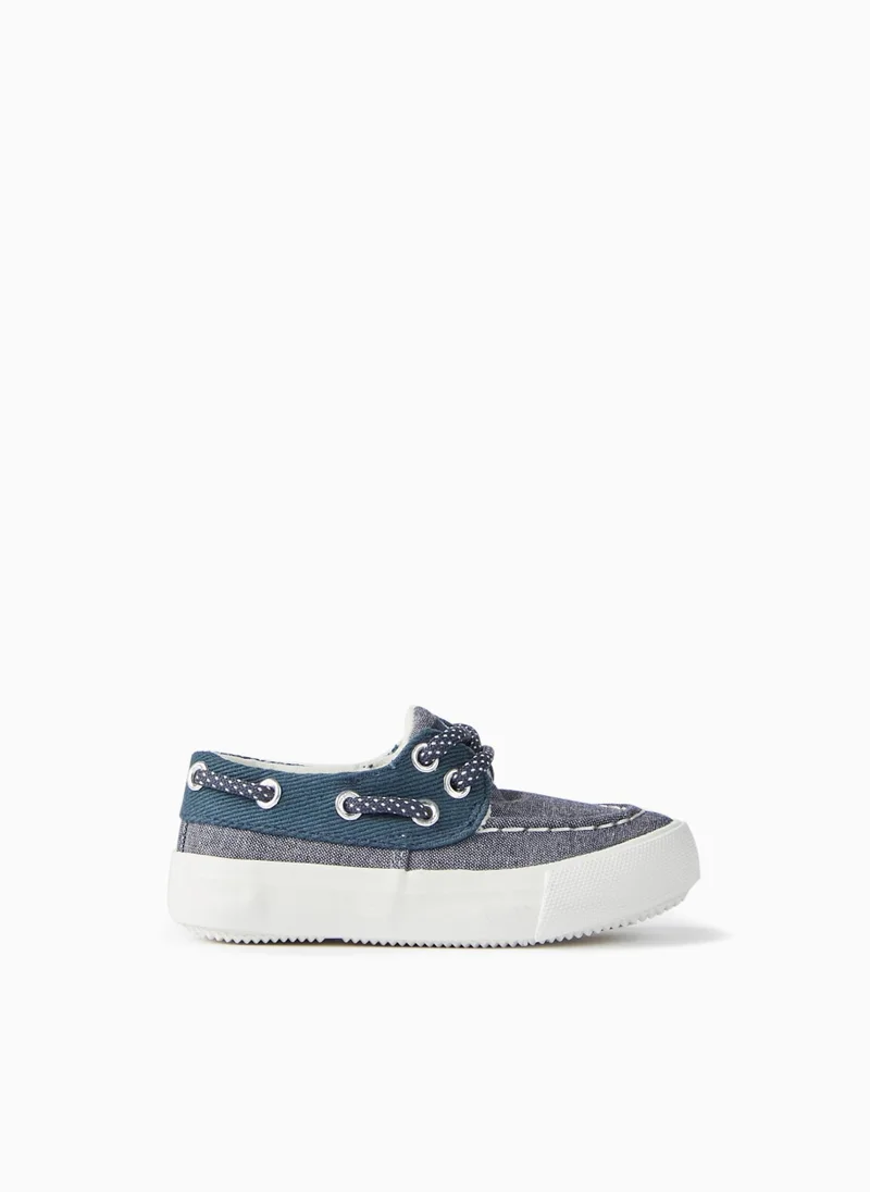 Zippy Sporty Boat Shoes for Baby Boys, Blue