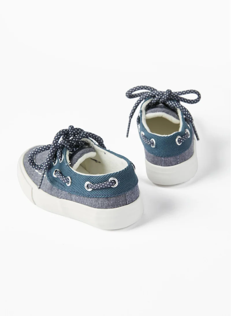 Zippy Sporty Boat Shoes for Baby Boys, Blue
