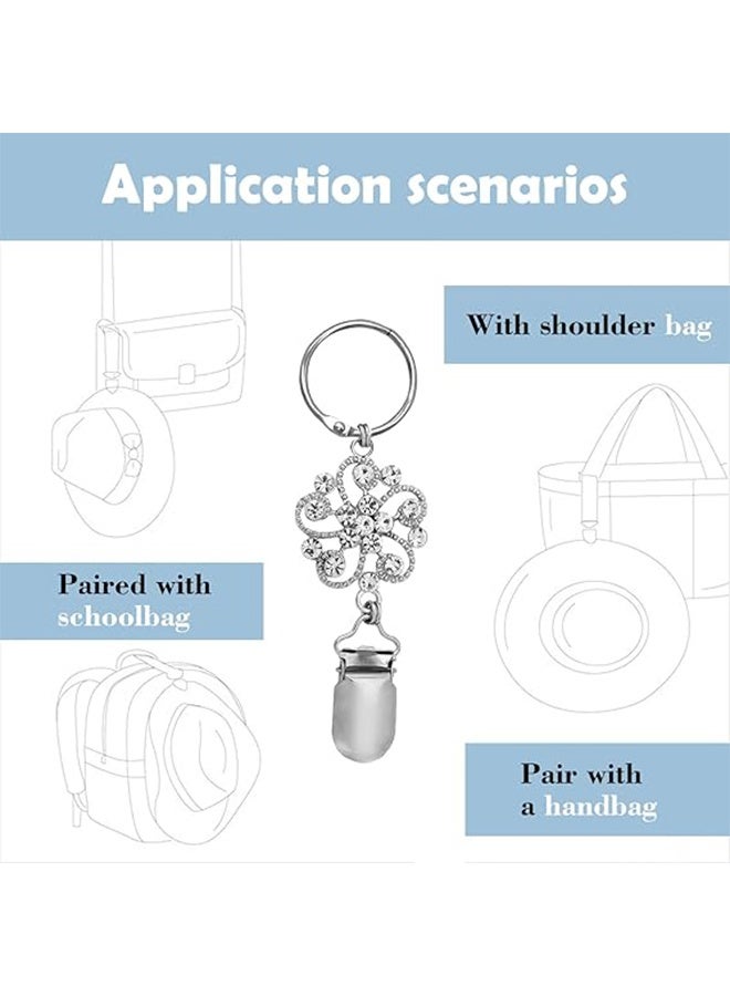 Lemon 3 pcs Hat Clip for Travel New Outdoor Backpack Luggage Storage Multi-Purpose Straw Hat Accessory - Image 3