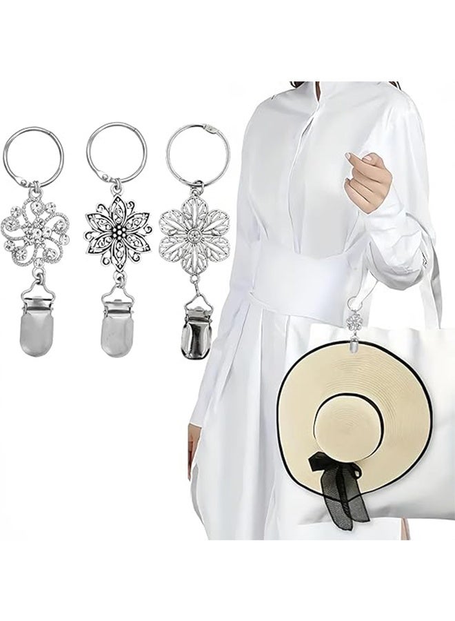 Lemon 3 pcs Hat Clip for Travel New Outdoor Backpack Luggage Storage Multi-Purpose Straw Hat Accessory - Image 5