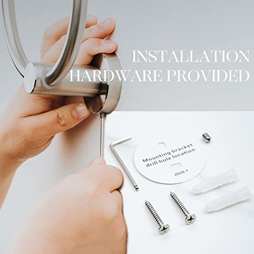Raxon Innovation Stainless Steel Towel Ring for Bathroom Wash Basin NapkinTowel Hanger Bathroom Accessories ChromeRound - Image 4