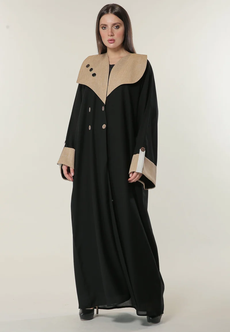 Moistreet Flared Sleeve Abaya