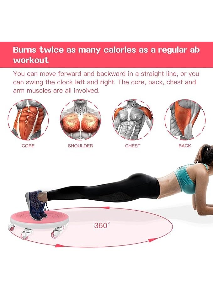 DUNISO 6 عجلات تمرين البطن، معدات تمرين البطن مع وسائد للركبة، عجلة تمرين البطن لتمارين القوة، قوية ومتينة، صامتة، للتحكم في وزن البطن وحرق الدهون في الجسم بالكامل، معدات تمرين في الصالة الرياضية أو في المنزل - Image 3