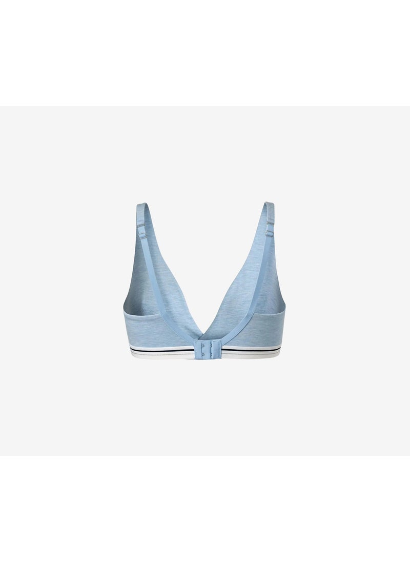 Tchibo Women Soft Non Padded Bra, Light Blue  - Image 3