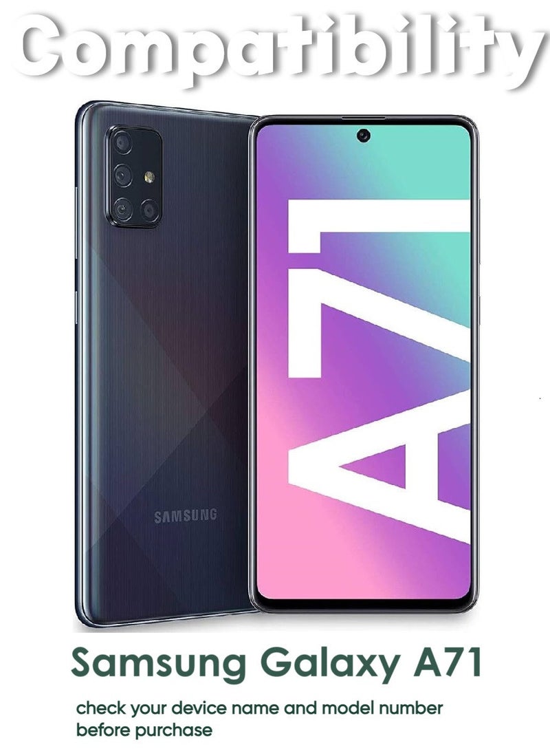 ACLIX 5 Pieces Antistatic ESD Dustproof Premium Quality High Definition Tempered Glass Screen Protector Designed For Samsung Galaxy A71  - Image 3