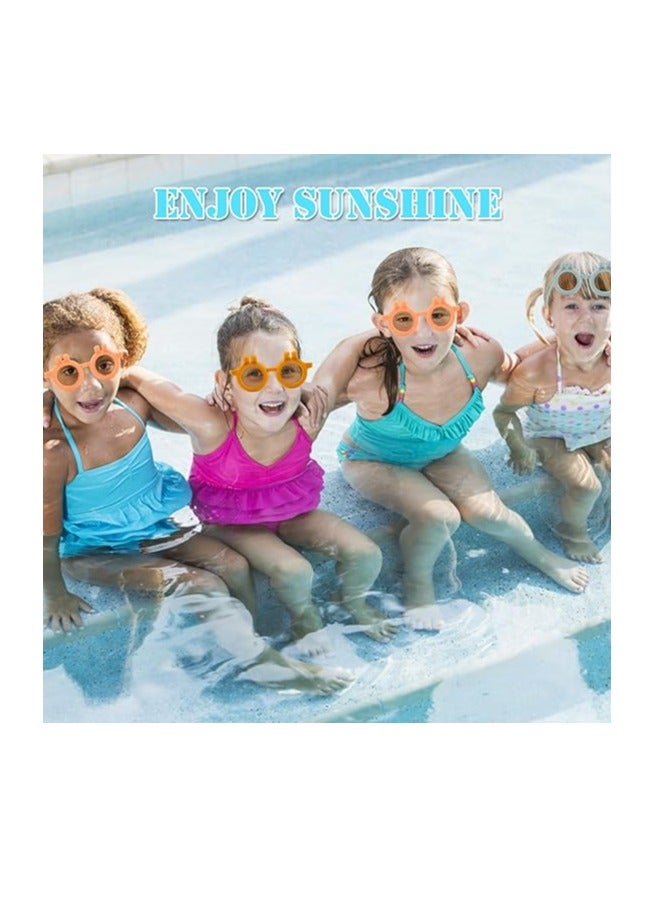Zikra Sunglasses, Cute Rabbit Kids Sunglasses Colorful Kids Rabbit Sunglasses for Kids Fashion Sunglasses for Boys and Girls Photo Props Beach Party Outdoor Activities Beach Eyewear for Kids 3 Pairs - Image 2