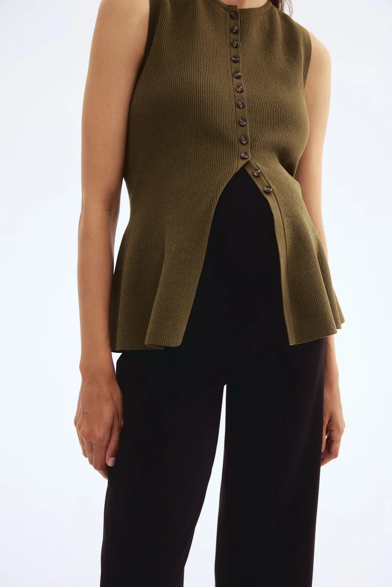 H&M  MAMA Wide trousers for Women | Best Price UAE