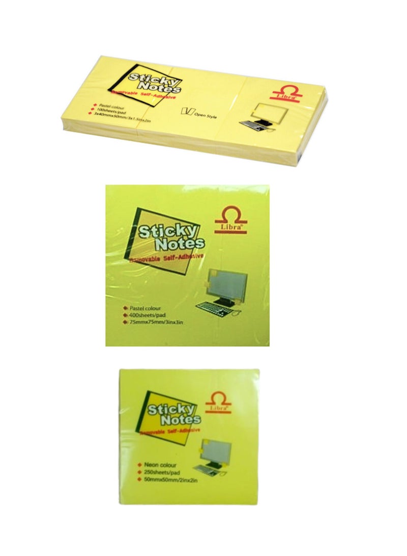 Libra Sticky Notes (Pack Of 3) - Image 2