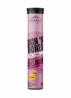 MAKALU Makalu One With Nature Skin N Bones Effervescent Tablets 100% Organic, Sugar Free, Vegan Pack Of 1  - Image 1