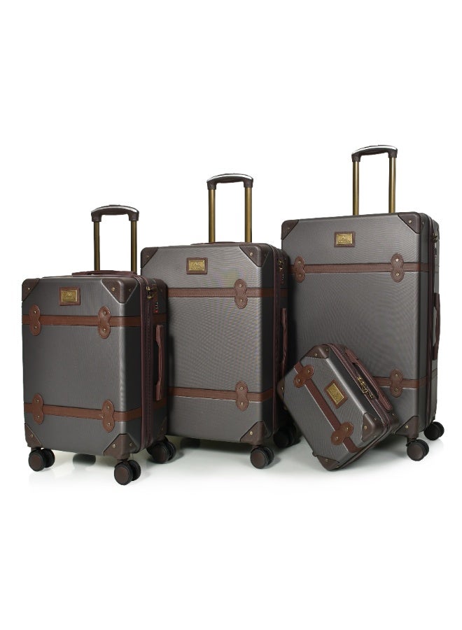 MORANO 5-Piece Luggage Trolley Bag Set Grey - Image 3