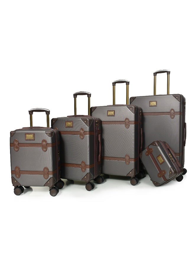 MORANO 5-Piece Luggage Trolley Bag Set Grey - Image 2
