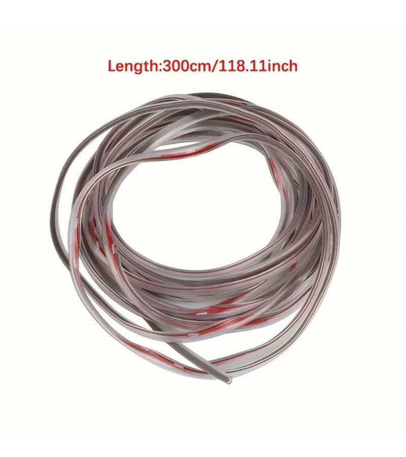 Universal Transparent Car Door Side Anti Collision Strip 1 Roll Scratch Protection For All Car Models - Image 2