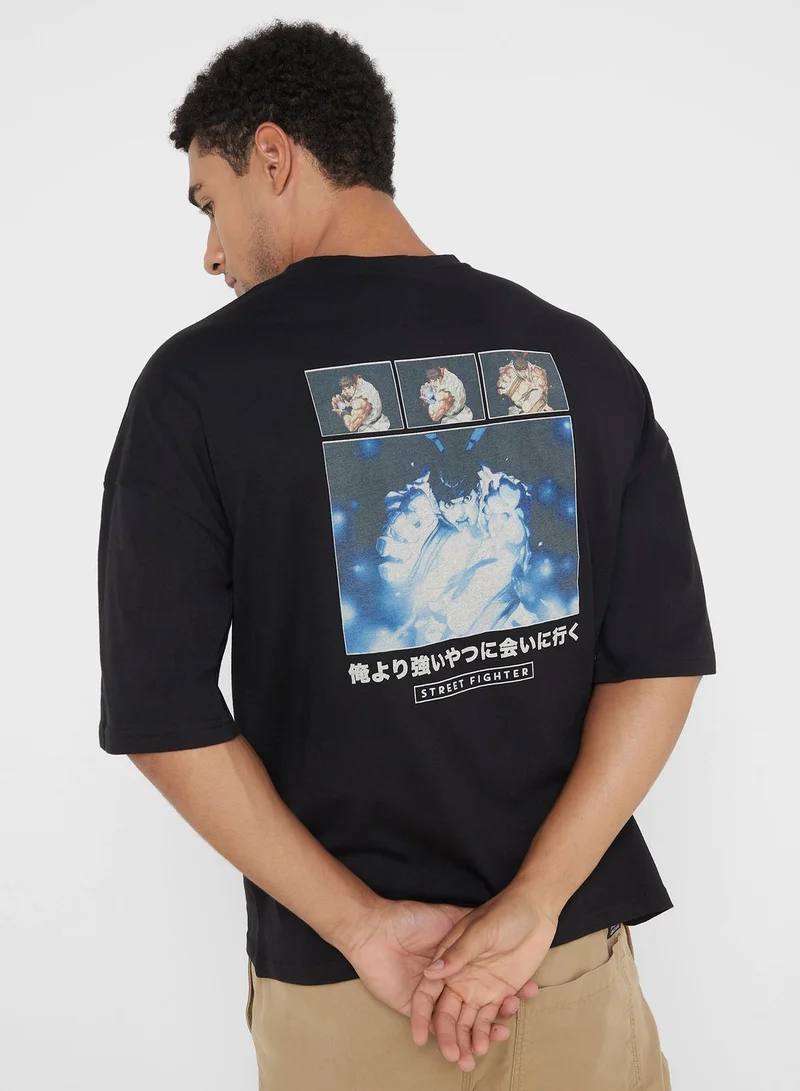 Street Fighter Street Fighter Oversize T-Shirt