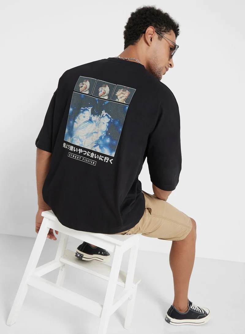 Street Fighter Street Fighter Oversize T-Shirt