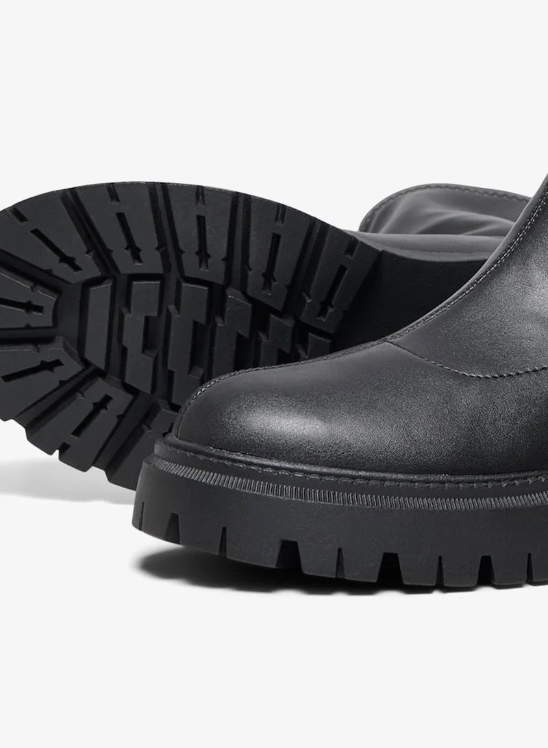 ONLY Onllizzo Ankle Zipper Sock Boots