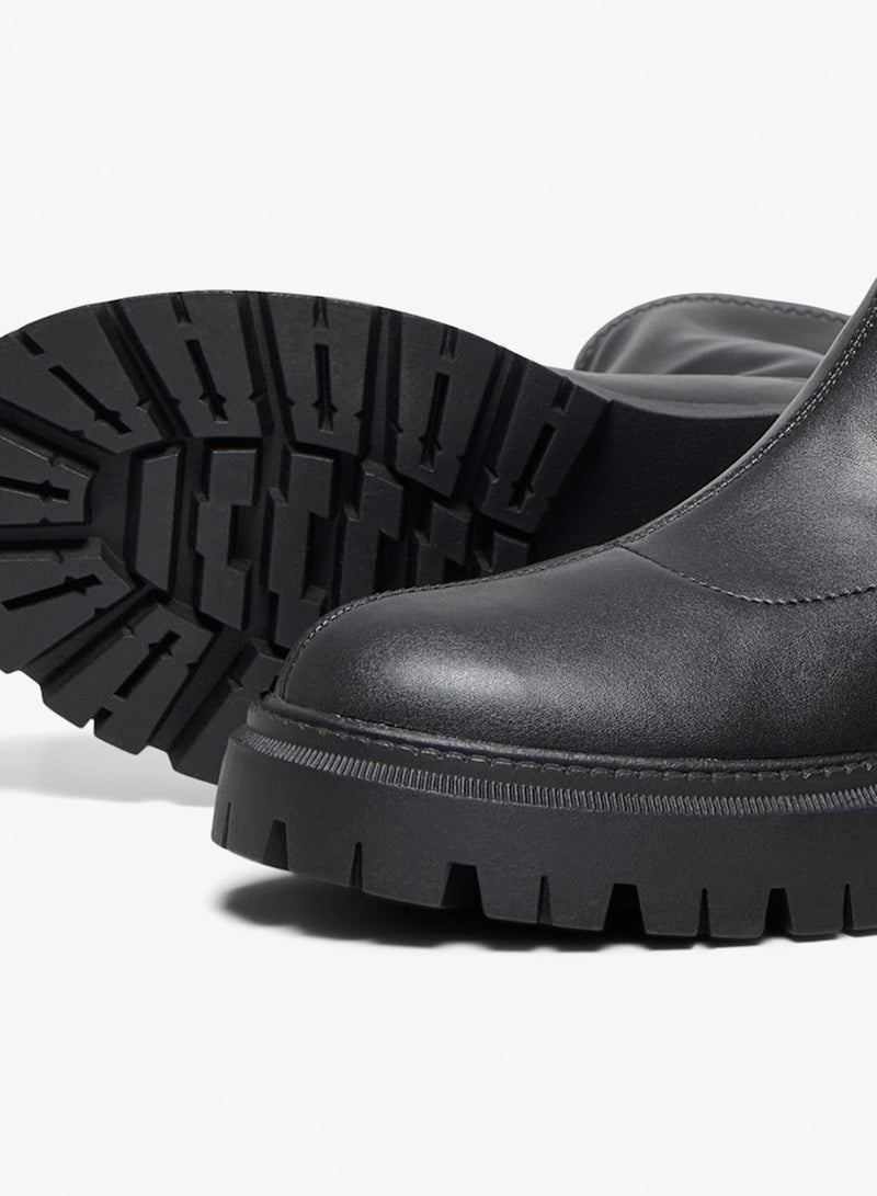 ONLY Onllizzo Ankle Zipper Sock Boots - Image 5