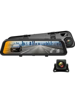 Rexing M2 2k Front And Rear Mirror Dash Cam With Smart Bsd Adas Gps - Black