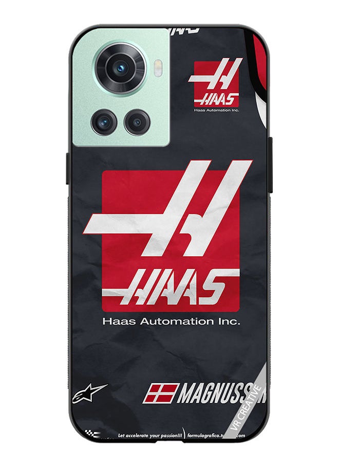 VR CREATIVE - Protective Case Cover For OnePlus 10R Haas Logo Formula 1 Design Multicolour - Image 1