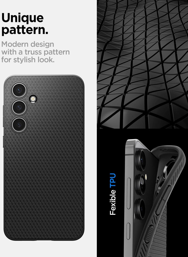 Spigen Liquid Air Samsung Galaxy S24 FE Case Cover - Matte Black - Image 3