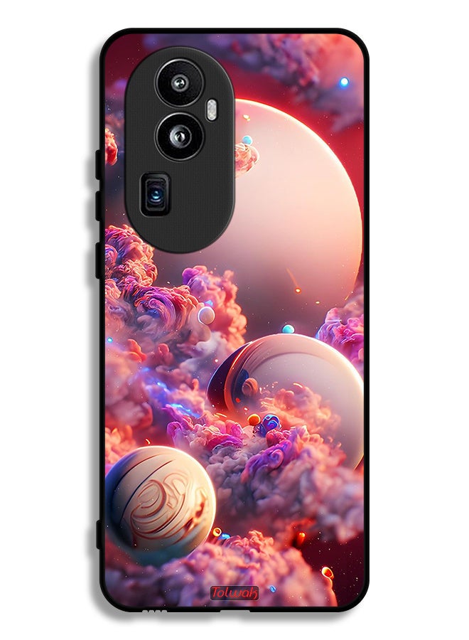 Tolwak Oppo Reno10 Pro Plus Protective Case Cover Clouds Abstract Art - Image 1