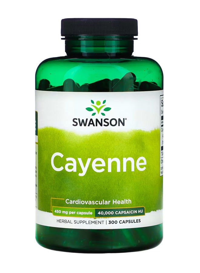 سوانسون الفلفل الحار 450 ملجم ، 300 كبسولة