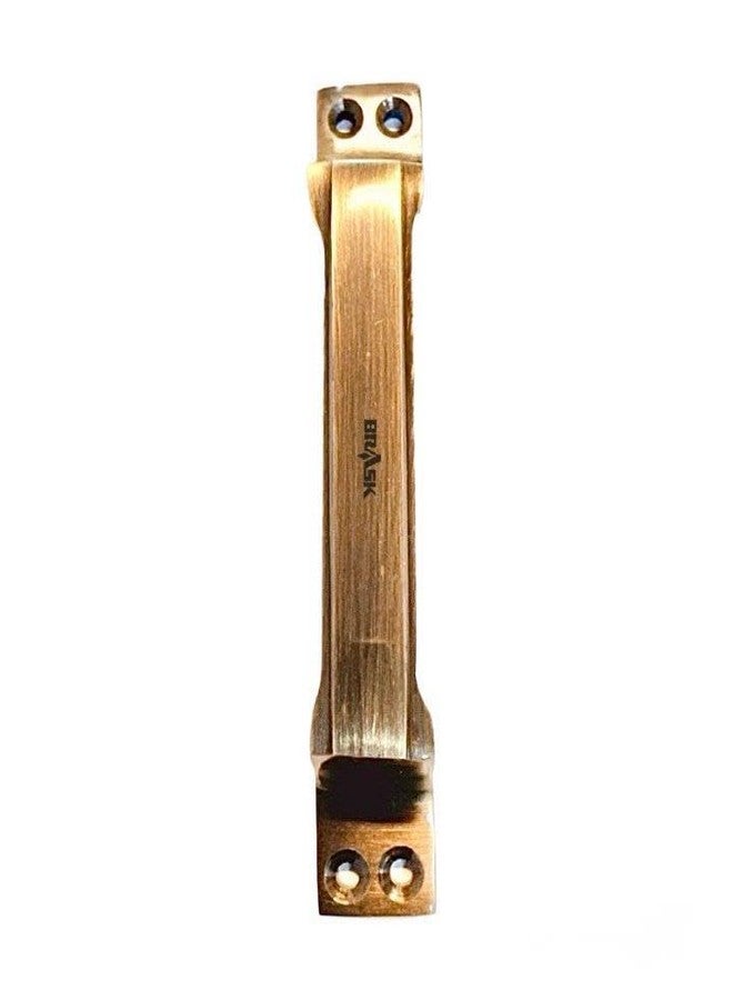 BRASK" Brass Window Handle NO. 301 | Brass Cabinet Handle | Drawer Handle | Door Handle with Screws (5 Inches (125 mm), Pack of 10, Antique) - Image 3