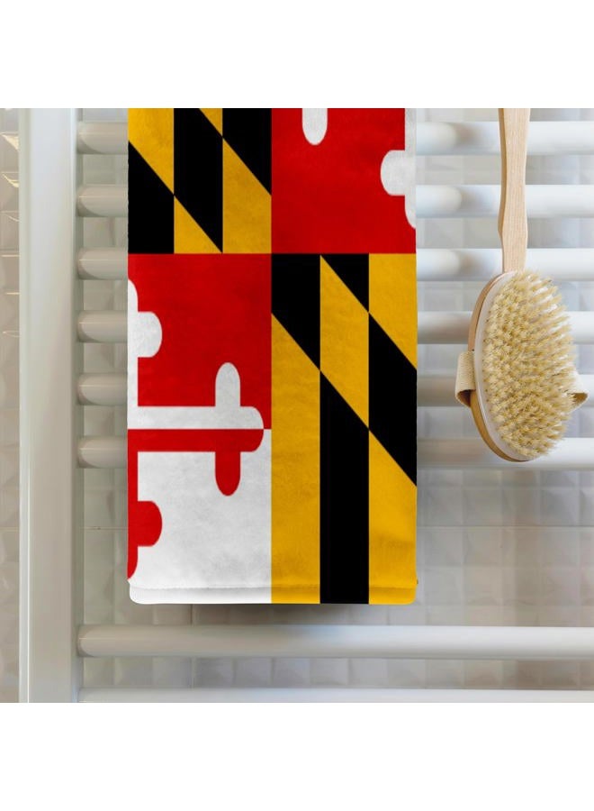 3DROSE 3D Rose State Flag of Maryland TWL_45066_1 Towel, 15" x 22" - Image 2