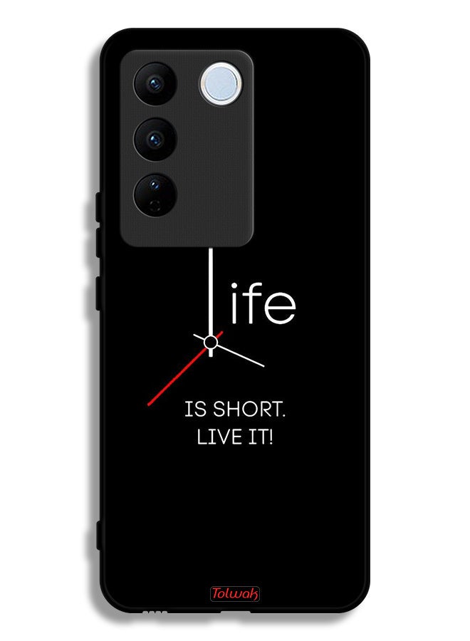 Tolwak غطاء حماية Vivo V27 - الحياة قصيرة عيشها - Image 1