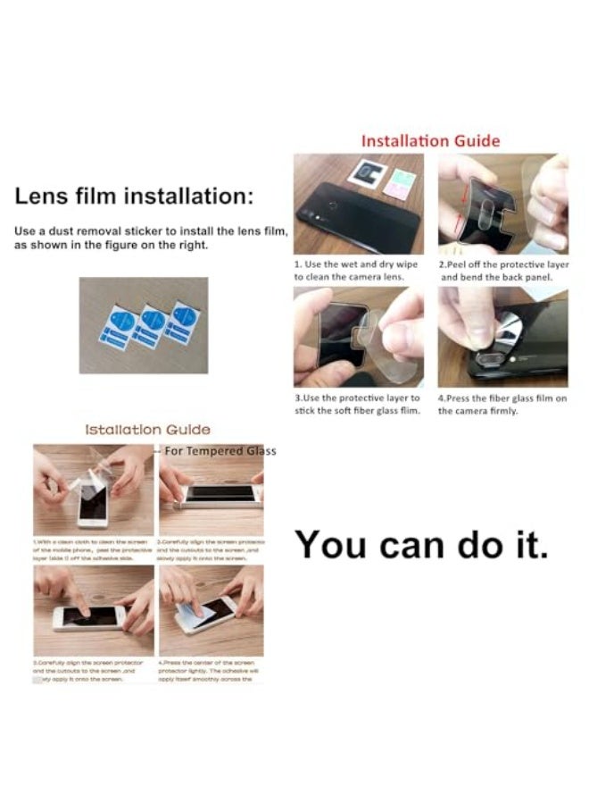 general [2+2 Pack] Compatible with Motorola Edge 70 2025 Screen Protector + Camera Lens Protector Tempered Glass, 9H Hardness Anti-scratch Anti-fingerprint Tempered Film for Moto Edge 70 - Image 5