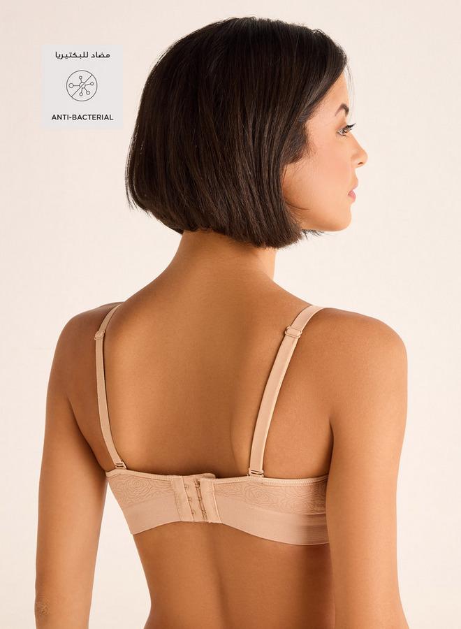 Splash FAV Floral Jacquard Multiway Seamfree Bra with Adjustable Straps - Image 2