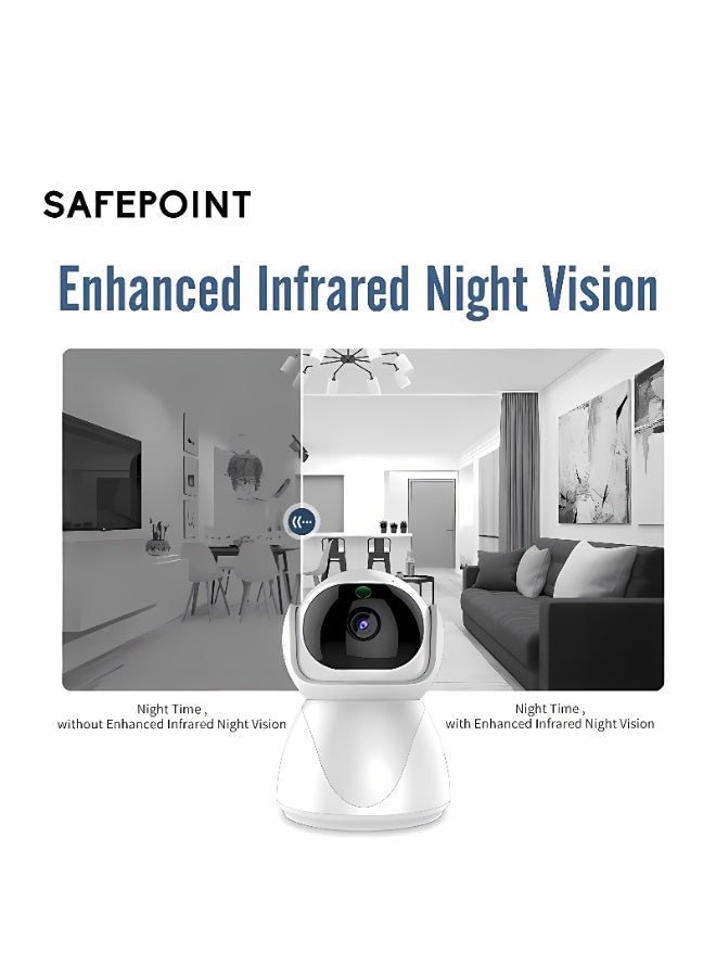 360 degree panoramic WiFi security camera, wireless camera, baby monitoring camera - Image 3