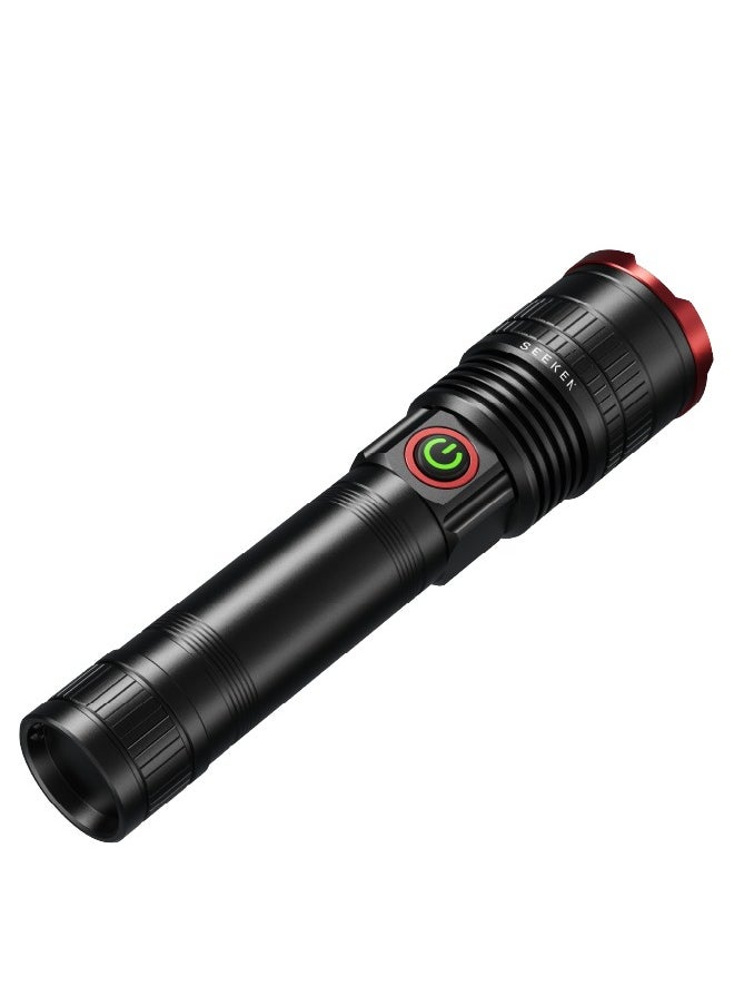 Seeken SEEKEN 1500L Zoomable Torch | Portable LED Flashlight | Travel-Friendly | Lightweight | Premium Design | High-Quality.  - Image 3