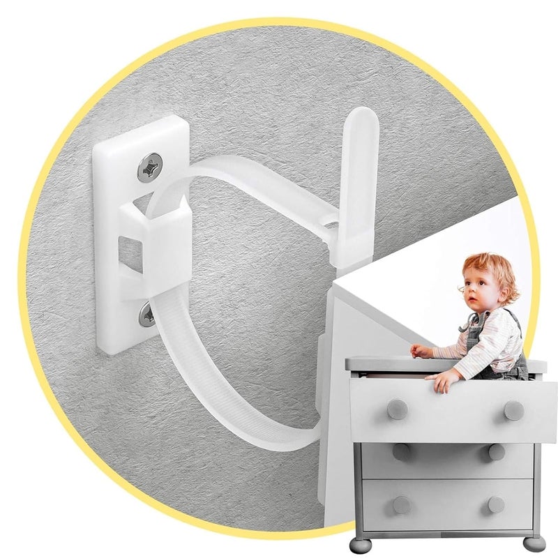 Furniture Wall Anchor Straps And Anti Tip Kits For Child Safety 50 Pcs - Image 3