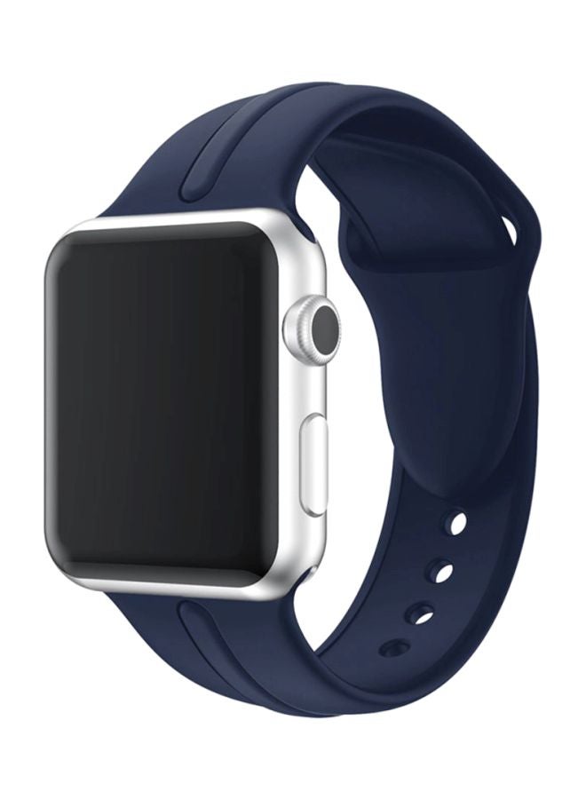 Voberry Replacement Band For Apple Watch Series 3 38mm Navy - Image 4