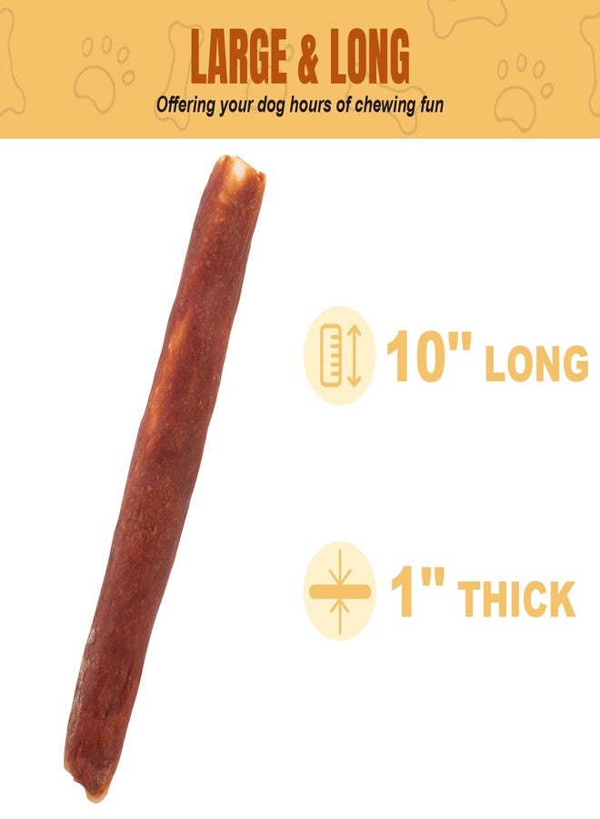 Amzey Collagen Treats for Dogs, 10" Rawhide Retriever Rolls Dog Chews Treats, Duck Wrapped Rawhide Bones Long-Lasting for Large Dogs 50lbs Up, All Natural Duck Basted Dog Rawhide Chews, 5 Count - Image 5